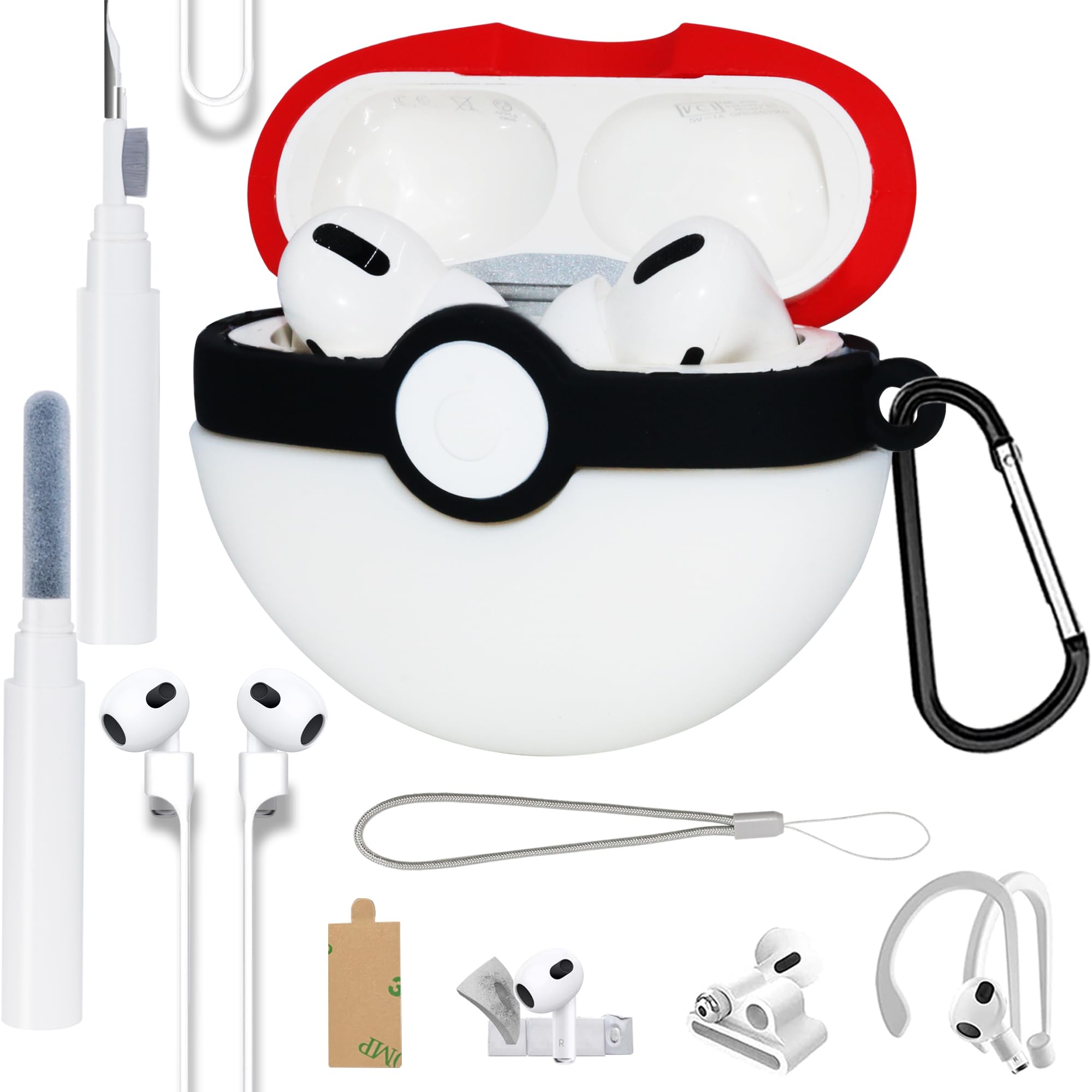 Amazon.com: 9in1 Kit for AirPods Pro 2nd Generation Case - Cute